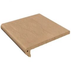 Ступень клинкерная Albottega (Альботтега) фронтальная флорентинер Скала Дюна 32х33х1.4 см (4 шт/уп)