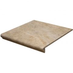 Ступень клинкерная фронтальная Interbau (Интербау) Abell 270 желто-бежевая 31x32 см