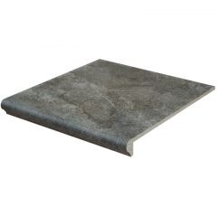 Ступень клинкерная фронтальная Interbau (Интербау) Abell 273 графитово-серая 31x32 см