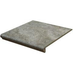 Ступень клинкерная фронтальная Interbau (Интербау) Abell 274 серебристо-серая 31x32 см