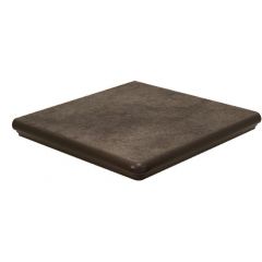 Ступень клинкерная угловая Interbau (Интербау) Alpen 045 Engadin Бурый песок 32x32 см