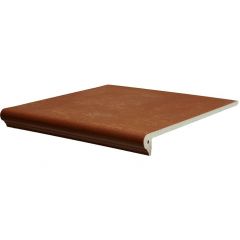 Ступень клинкерная фронтальная Interbau (Интербау) Alpen 059 Красная глина 31x32 см