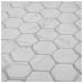 Мозаика Imagine!Lab Стекло 23х26 мм 293х297 мм белая матовая AGHG23-WHITE