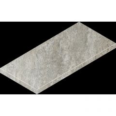 Ступень угловая левая Italon (Италон) Магма Сильвер 33x60 см, 620070002957