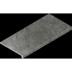 Ступень угловая правая Italon (Италон) Магма Графит Грип 33x60 см, 620070002969