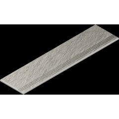 Ступень закругленная левая Italon (Италон) Магма Сильвер грип 30х120 см, 620040000248