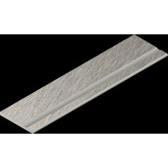 Бортик с выемкой закругленный Italon (Италон) Магма Сильвер 30х120 см, 620090001301