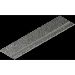 Бортик с выемкой закругленный Italon (Италон) Магма Графит 30х120 см, 620090001303