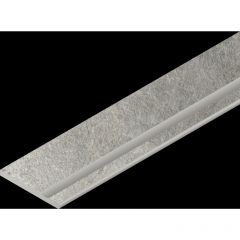 Бортик с выемкой закругленный правый Italon (Италон) Магма Сильвер 30х120 см, 620090001306