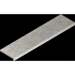 Ступень угловая правая Italon (Италон) Магма Сильвер 33х60 см, 620070003032