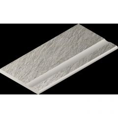 Бортик с выемкой закругленный Italon (Италон) Магма Сильвер 30х60 см, 620090001346