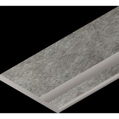 Бортик с выемкой закругленный правый Italon (Италон) Магма Фог 30х60 см, 620090001352