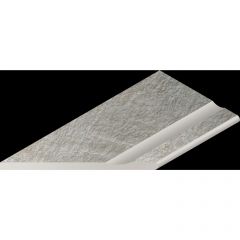 Бортик с выемкой закругленный левый Italon (Италон) Магма Сильвер 30х60 см, 620090001356