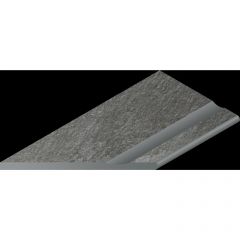 Бортик с выемкой закругленный левый Italon (Италон) Магма Графит 30х60 см, 620090001358