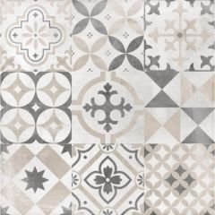Керамогранит Lasselsberger (Лассельсбергер) Цемент Стайл Орнамент 45х45 см, 7246-0005