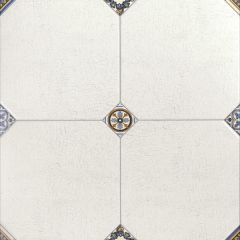 Керамогранит El Molino (Эль Молино) Manises Decor Blanco 58x58 см