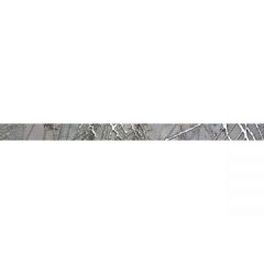 Бордюр Brennero Ceramiche (Бреннеро Черамике) Mineral List. Bright Silver 3.8x60 см