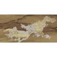 Керамогранит Brennero Ceramiche (Бреннеро Черамике) Venus Decor Solitaire Gold Visone лаппатированный ректификат 30x60 см (комплект из 2 штук)