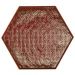 Декор Prissmacer Rain Bordeaux Mist 19,8х22,8 см (78803430)