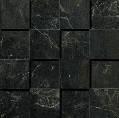 Керамогранит Atlas Concorde Marvel Noir St.Laurent Mosaico 3D (Adqb) 30x30 см
