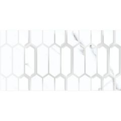 Плитка настенная Azori Calacatta Opaco Diamond 31.5х63 см, 00-00108674