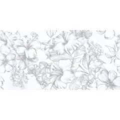 Плитка настенная Azori Carrara Flowers 31.5х63 см, 00-00108694