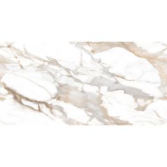 Керамогранит Ceradim Calacatta Fairy Gold бежевый 60х120 см полированный