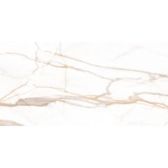 Керамогранит Ceradim Calacatta Goddes Gold белый 60х120 см полированный