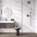 Керамогранит Ceradim (Керадим) Calacatta Sharp Silver белый 60х120 см полированный