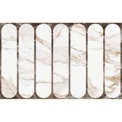 Плитка настенная Gracia Ceramica Капелла белая низ 03 25х40 см, 010100001556