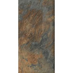 Ступень Paradyz Ardis rust stopnica prosta mat 30x60 см