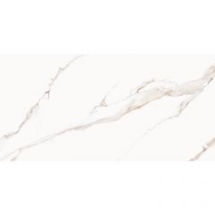 Керамогранит Delacora Calacatta Milazzo Gold sugar-эффект 600х1200х9,5 мм 60120CMI01