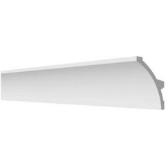 Карниз с отражателем Decor-Dizayn (Декор-Дизайн) DD 2000х80х40 мм Белый, Полистирол, DD512