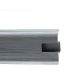 Плинтус ПВХ Royce (Ройс) 2200х58х20 мм серебристый жемчуг (40шт/уп) MK-00006147