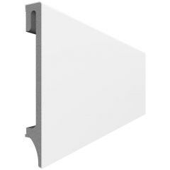 Плинтус напольный VOX (ВОКС) Espumo 120 White ESP501 А 2400х16х120 мм, 3026381