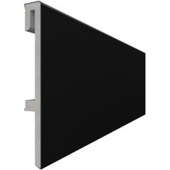 Плинтус напольный VOX (ВОКС) Espumo 120 Black ESP506 А 2400х16х120 мм, 3026385