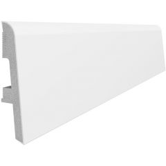 Плинтус напольный VOX (ВОКС) Espumo 65 White ESP101 А 2400х16х65 мм, 3027654