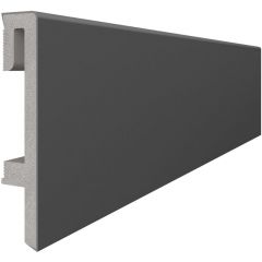 Плинтус напольный VOX (ВОКС) Espumo 80 Anthracite ESP205 А 2400х16х80 мм, 3027655