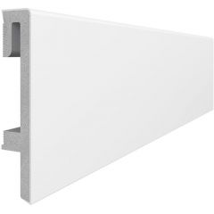 Плинтус напольный VOX (ВОКС) Espumo 80 White ESP201 А 2400х16х80 мм, 3027656