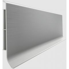Плинтус напольный VOX (ВОКС) Linela Silver 411 А 2000х16х80 мм, 3026376