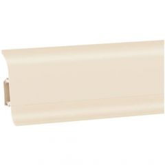 Плинтус ПВХ Bonkeel (Бонкил) Color текстурированная с кабель-каналом ВС6019 Бежевый 2200х60х25 мм, 600655