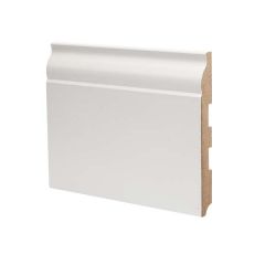 Плинтус напольный МДФ DeArtio Премиум L-XL Белый U103-150 2050х150х16 мм