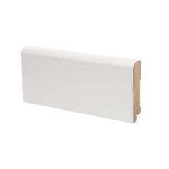 Плинтус напольный МДФ DeArtio Премиум Universal Белый U102-80 2050х80х16 мм