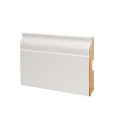 Плинтус напольный МДФ DeArtio Премиум L-XL Белый U103-120 2050х120х16 мм