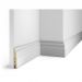 Плинтус Cosca Decor (Коска) МДФ AP18 под покраску, Белый 102x16x2400 мм