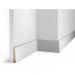 Плинтус Cosca Decor (Коска) МДФ AP06 под покраску, Белый 83x16x2400 мм