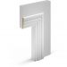 Наличник Cosca Decor (Коска) МДФ AN03 под покраску, Белый 100x16x2400 мм