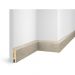 Плинтус Cosca Decor (Коска) МДФ ЕP02 NanoFlex, Дуб Сноу 60x16x2400 мм