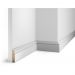 Плинтус Cosca Decor (Коска) МДФ AP05 под покраску, Белый 70x16x2400 мм