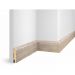 Плинтус Cosca Decor (Коска) МДФ WP07 Экошпон, Дуб Антик белый 80x16x2400 мм
